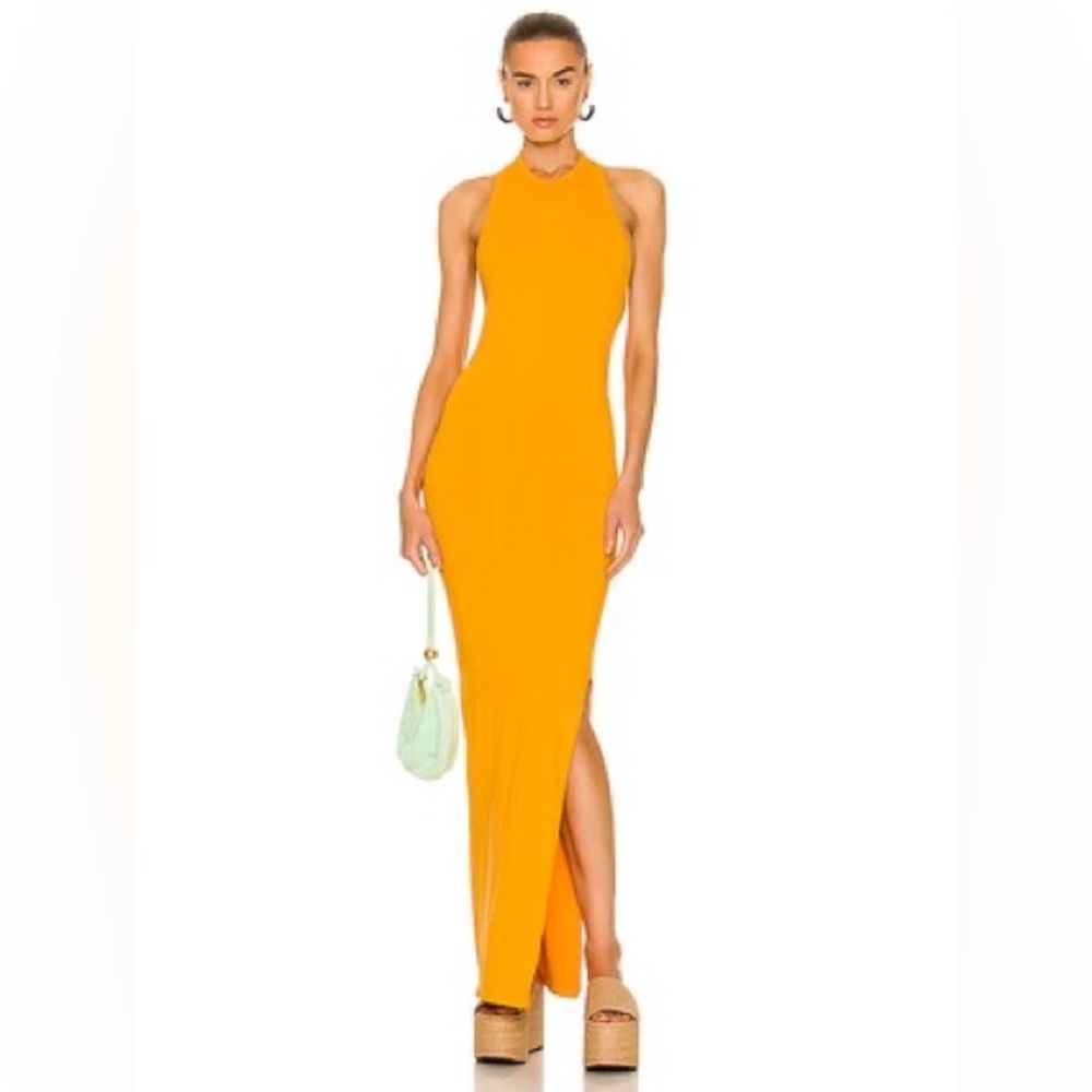 SIMON MILLER Blim Dress in sunset orange